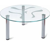 Журнальный стол Мебелик Робер 6М хром 1957