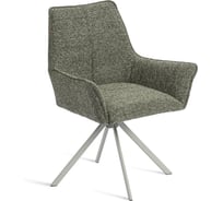 Кресло Мурано/Murano металл капучино 360, букле, олива Tetchair 25920