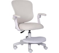Кресло с подставкой для ног BRABIX Sky MG-206, велюр, бежевое, 533156
