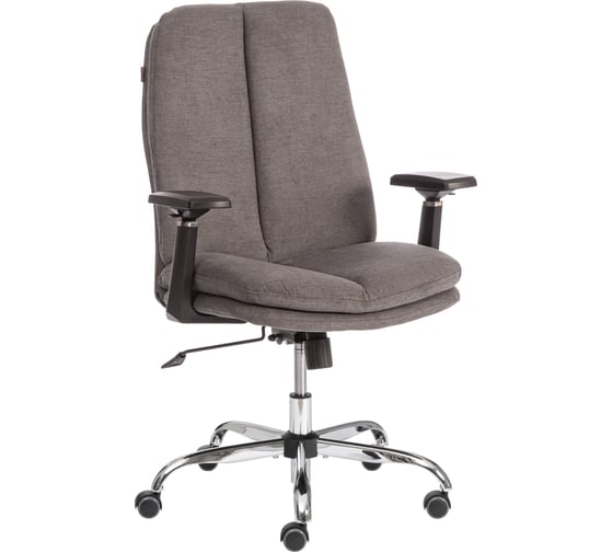 Кресло Tetchair Итон-Лоу/Eton-Low хром 3Д ткань, серый, KUB 05 25693