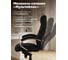 Офисное поворотное кресло KSG Kingstyle SHL-29 Tonpo Fabric Chrome (ткань, черный) KS-001178 6