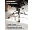 Офисное поворотное кресло KSG Kingstyle SHL-29 Tonpo Fabric Chrome (ткань, черный) KS-001178 8