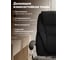 Офисное поворотное кресло KSG Kingstyle SHL-29 Tonpo Fabric Chrome (ткань, черный) KS-001178 10