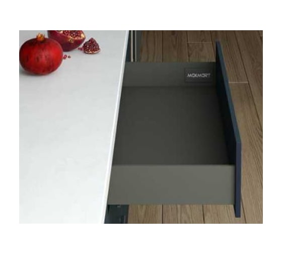 Комплект ящика MAKMART Индиго/Indigo H=90, L=300, отделка орион серый M-IND2.KIT.300A.OG