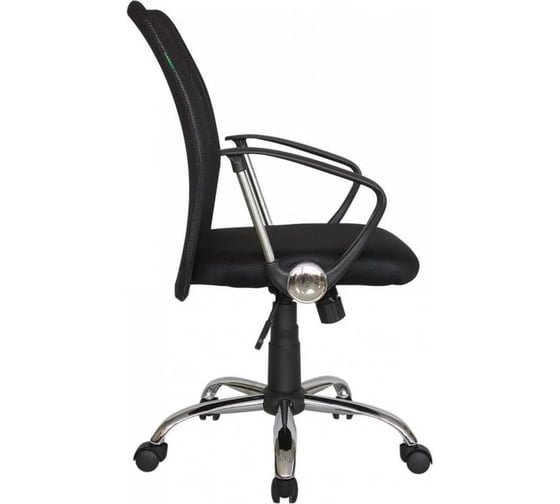 Кресло RIVA Chair RCH 8075 чёрная ткань, серая сетка (DW-04) УЧ-00000054