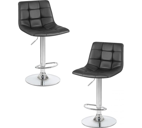 Стул барный DOBRIN набор 2 шт TAILOR (чёрный) LM-5017-N_CH-M_EL-black