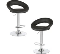 Стул барный DOBRIN набор 2 шт MIRA (чёрный) LM-5001-N_CH-M_EL-black