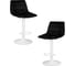 Стул барный DOBRIN набор 2 шт TAILOR WHITE (черный велюр (MJ9-101)) LM-5017-N_W-M_V-MJ9-101 1