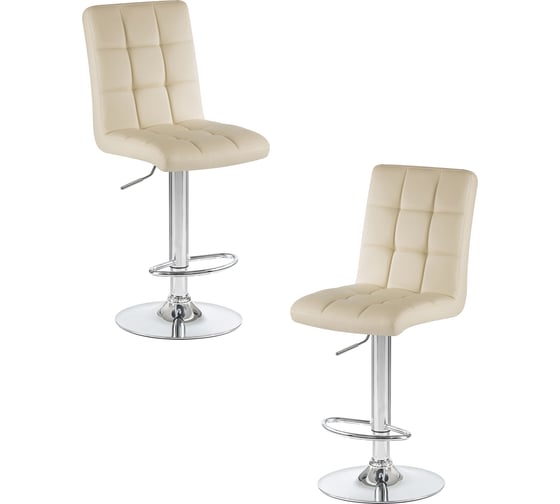 Набор из 2 шт стул барный DOBRIN KRUGER (кремовый) LM-5009-N_CH-M_EL-cream