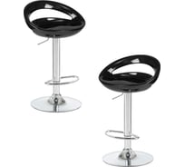 Стул барный DOBRIN набор 2 шт DISCO (чёрный) LM-1010-N_CH-M_ABS-black