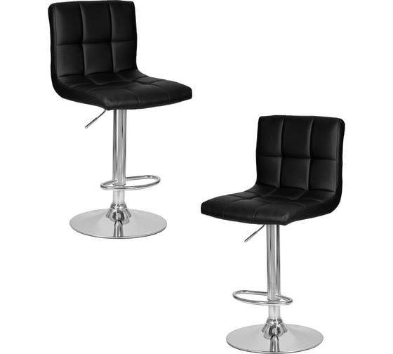 Стул барный DOBRIN набор 2 шт CANDY (черный) LM-5006-N_CH-M_EL-black
