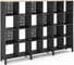 Стеллажная система SQ-4X6 black/natural Kobor 220443 1