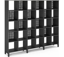 Стеллажная система SQ-5X6 black/chicago Kobor 221556
