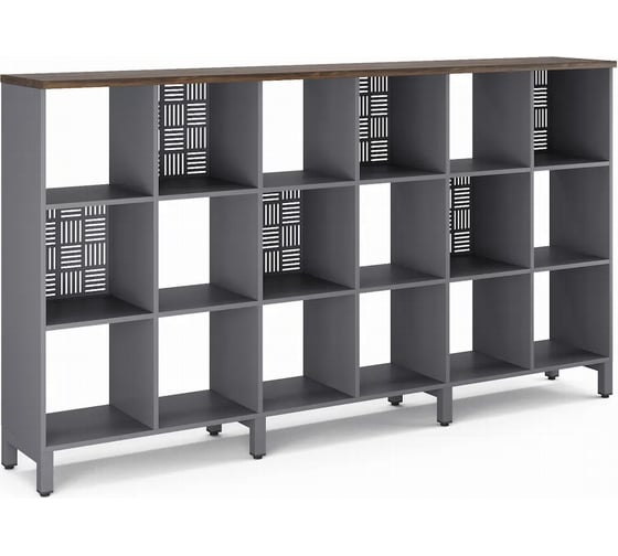 Стеллажная система SQ-3Х6 graphite/charlston Kobor 220411