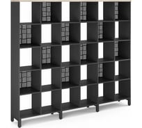 Стеллажная система SQ-5X6 black/natural Kobor 220467