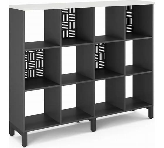 Стеллажная система SQ-3Х4 black/premium Kobor 220396