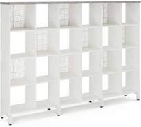 Стеллажная система SQ-4X6 white/chicago Kobor 221545