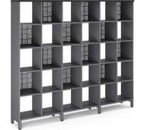 Стеллажная система SQ-5X6 graphite/wood Kobor 221559