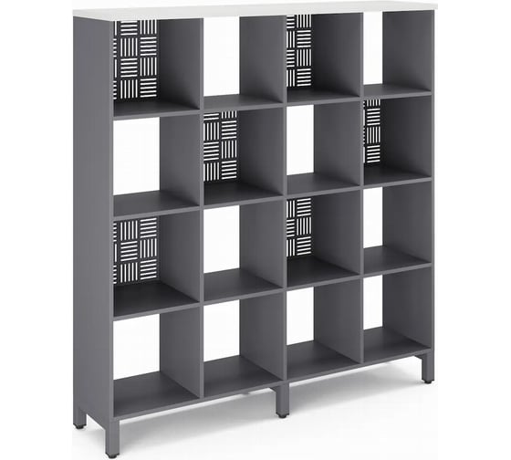 Стеллажная система SQ-4X4 graphite/premium Kobor 220433