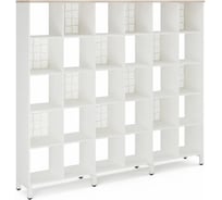 Стеллажная система SQ-5X6 white/natural Kobor 220476