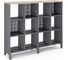 Стеллажная система SQ-3Х4 graphite/natural Kobor 220399 1
