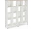 Стеллажная система SQ-4X4 white/natural Kobor 220440 1