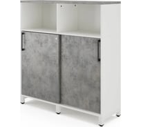 Шкаф открытый Kobor HK/2/1-120/40/M white/chicago 221912