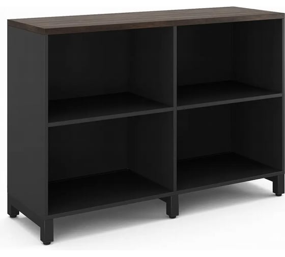 Шкаф открытый Kobor HO/2-120/40/M black/charlston 220772