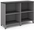 Шкаф открытый Kobor HO/2-120/40/M aluminum/wood 221825 1
