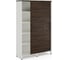 Шкаф-купе Kobor HK/5-120/60/M white/charlston 221104 2