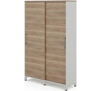 Шкаф-купе Kobor HK/5-120/60/M white/natural 221101