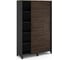 Шкаф-купе Kobor HK/5-120/40/M black/charlston 221025 2