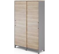 Шкаф-купе Kobor HK/5-120/40/M aluminum/natural 221074