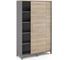 Шкаф-купе Kobor HK/5-120/40/M aluminum/natural 221074 2
