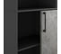 Шкаф открытый Kobor HK/2/1-120/40/M black/chicago 221852 3
