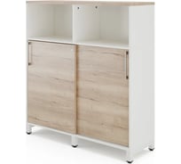 Шкаф открытый Kobor HK/2/1-120/40/M white/wood 221915