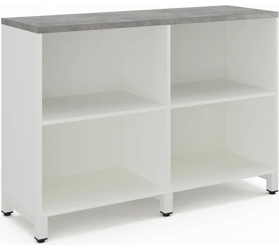 Шкаф открытый Kobor HO/2-120/40/M white/chicago 221837