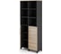 Шкаф распашной Kobor HR/3/3-90/60/M black/natural 221118 2