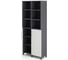 Шкаф распашной Kobor HR/3/3-90/60/M graphite/premium 221123 2