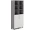 Шкаф распашной Kobor HR/3/3-90/60/M aluminum/premium 221131 1