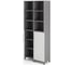Шкаф распашной Kobor HR/3/3-90/60/M aluminum/premium 221131 2