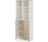 Шкаф распашной Kobor HR/3/3-90/60/M white/natural 221141 2