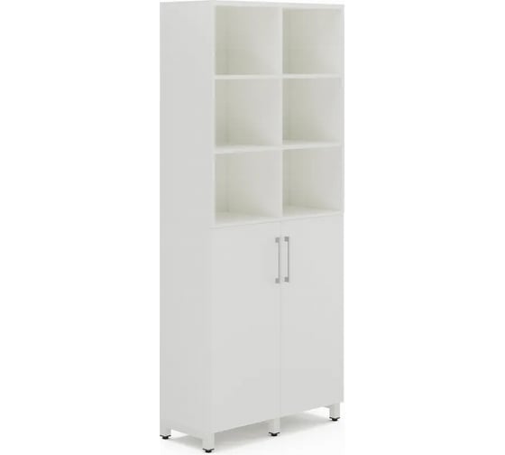 Шкаф распашной Kobor HR/3/3-90/40/M white/premium 221132