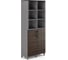 Шкаф распашной Kobor HR/3/3-90/40/M aluminum/charlston 221136 1