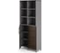 Шкаф распашной Kobor HR/3/3-90/40/M aluminum/charlston 221136 2