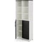 Шкаф распашной Kobor HR/3/3-90/60/M white/wood 222011 2