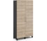 Шкаф распашной Kobor HR/5-90/40/M black/natural 221013 1