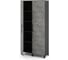 Шкаф распашной Kobor HR/5-90/40/M black/chicago 221932 2