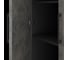 Шкаф распашной Kobor HR/5-90/40/M black/chicago 221932 3