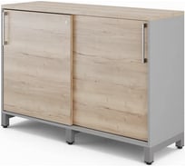 Шкаф-купе Kobor HK/2-120/40/M aluminum/natural 220839